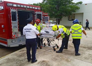 Trasladan a otros 24 pacientes del Hospital de la Niñez Oaxaqueña; será evacuado al 100% tras daños por lluvias