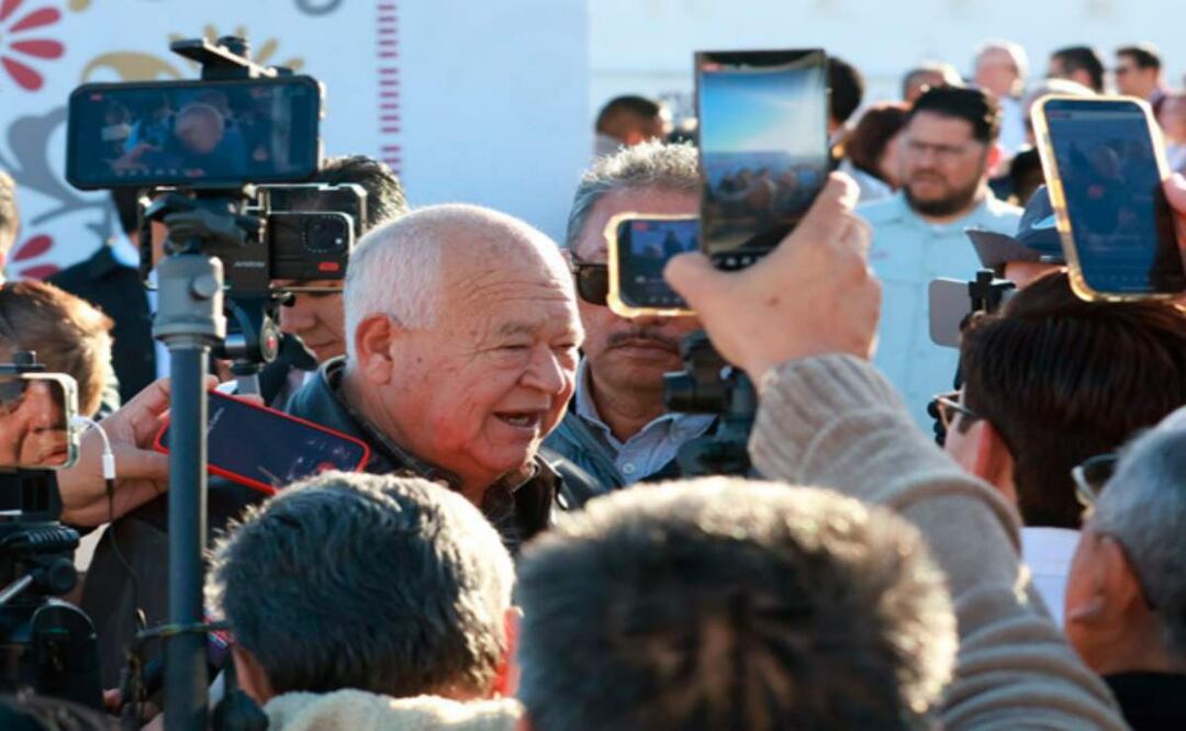 Víctor Castro Cosío, Gobernador de Baja California Sur confiesa que imposición de aranceles por parte de Donald Trump, afectará al estado (05/02/2025). Foto: Especial