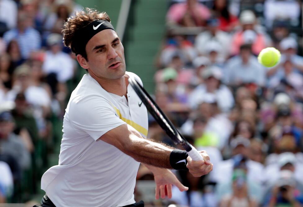 AP. Roger Federer en el Miami Open