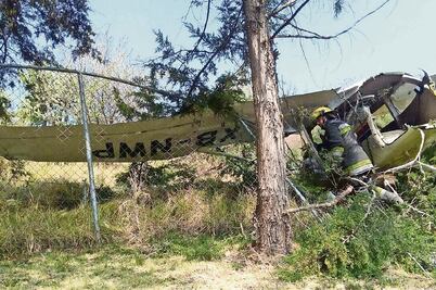 Cae avioneta en Atizapán; tuvo una falla mecánica