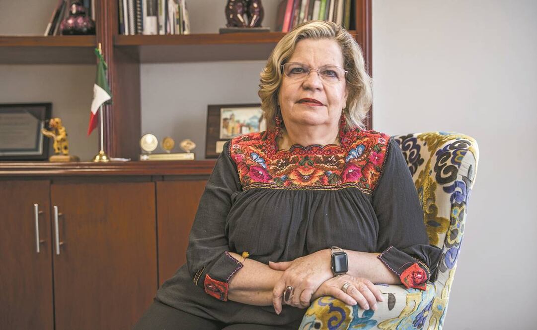 Nadine Gasman, presidenta del Inmujeres. Foto: Germán Espinosa/EL UNIVERSAL