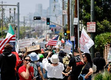 Guardia Nacional se enfrenta a manifestantes después de su llegada a Los Ángeles; sigue en vivo la cobertura