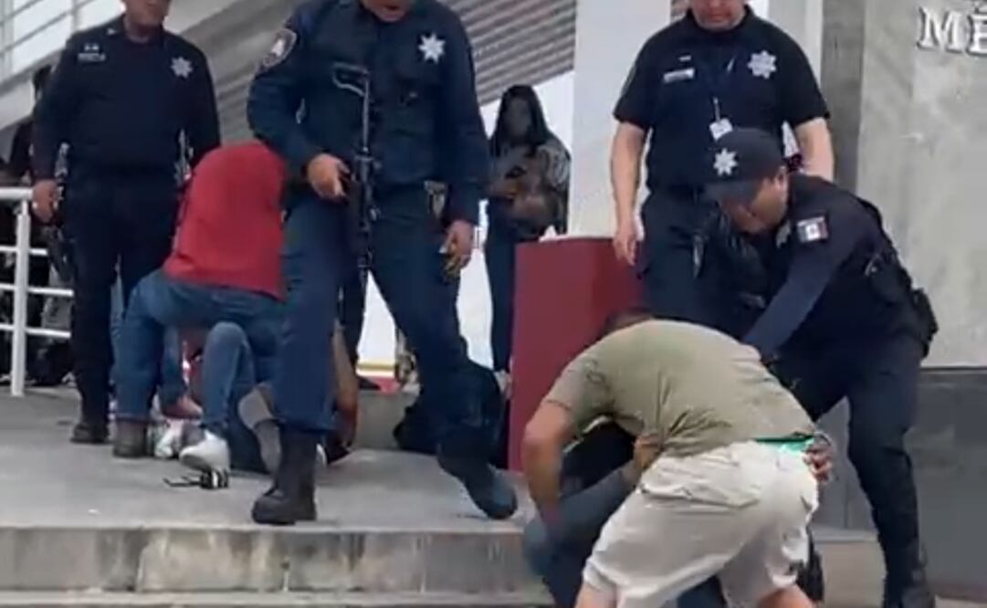 Una riña campal se registró en el Puente Reynosa-Hidalgo, Tamaulipas. Foto: especial