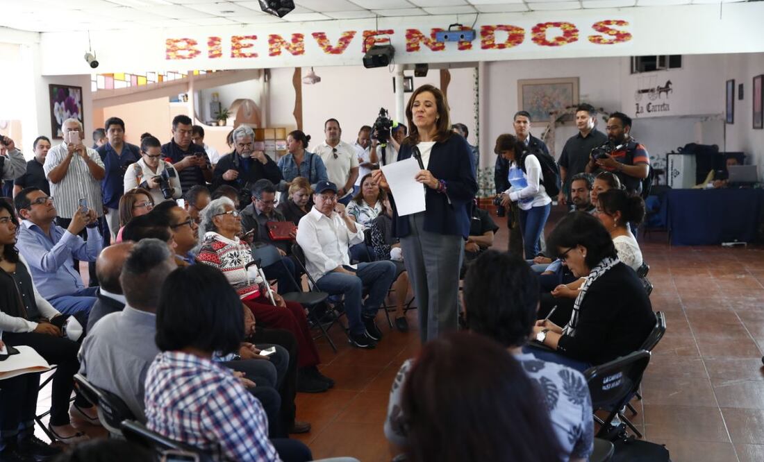 Margarita Zavala afirmó que en caso de llegar a la Presidencia habrá tres componentes para combatir el feminicidios y la violencia contra las mujeres (FOTO: YADIN XOLALPA / EL UNIVERSAL)