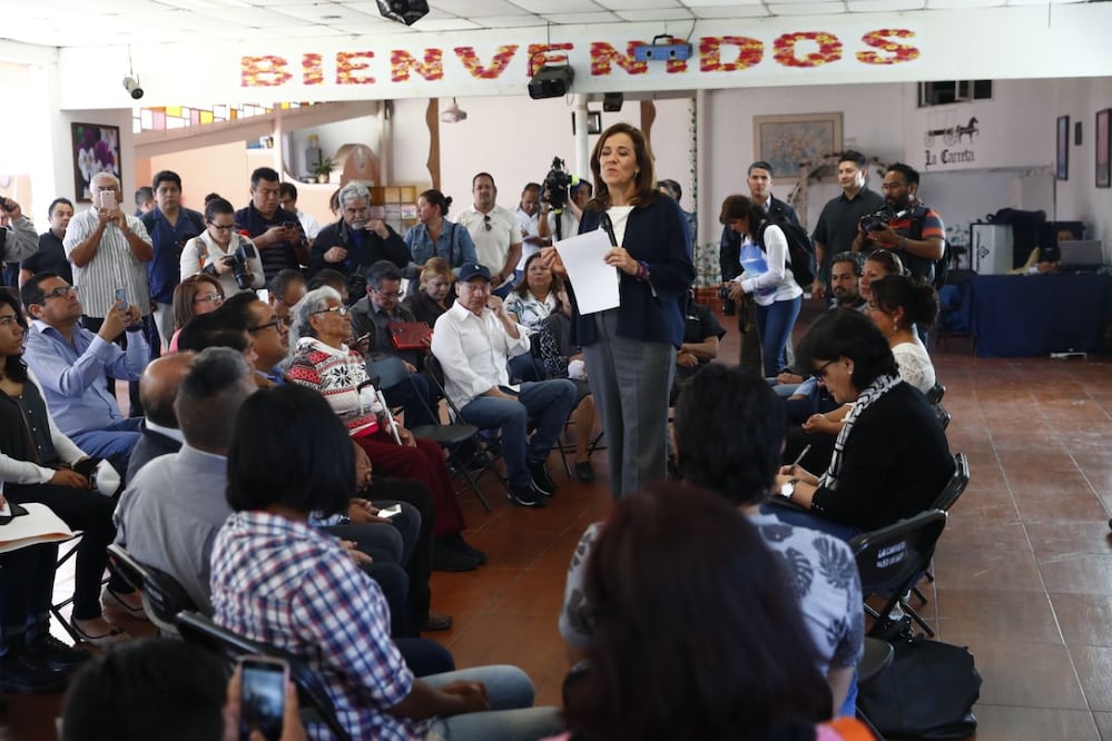 Margarita Zavala afirmó que en caso de llegar a la Presidencia habrá tres componentes para combatir el feminicidios y la violencia contra las mujeres (FOTO: YADIN XOLALPA / EL UNIVERSAL)