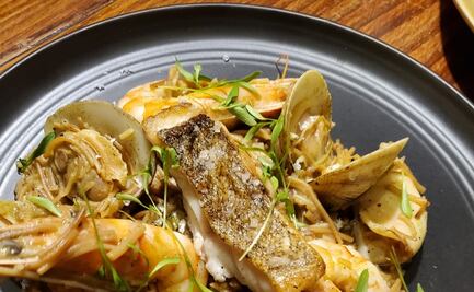 Fideos de Mar en salsa verde al estilo Ensenada