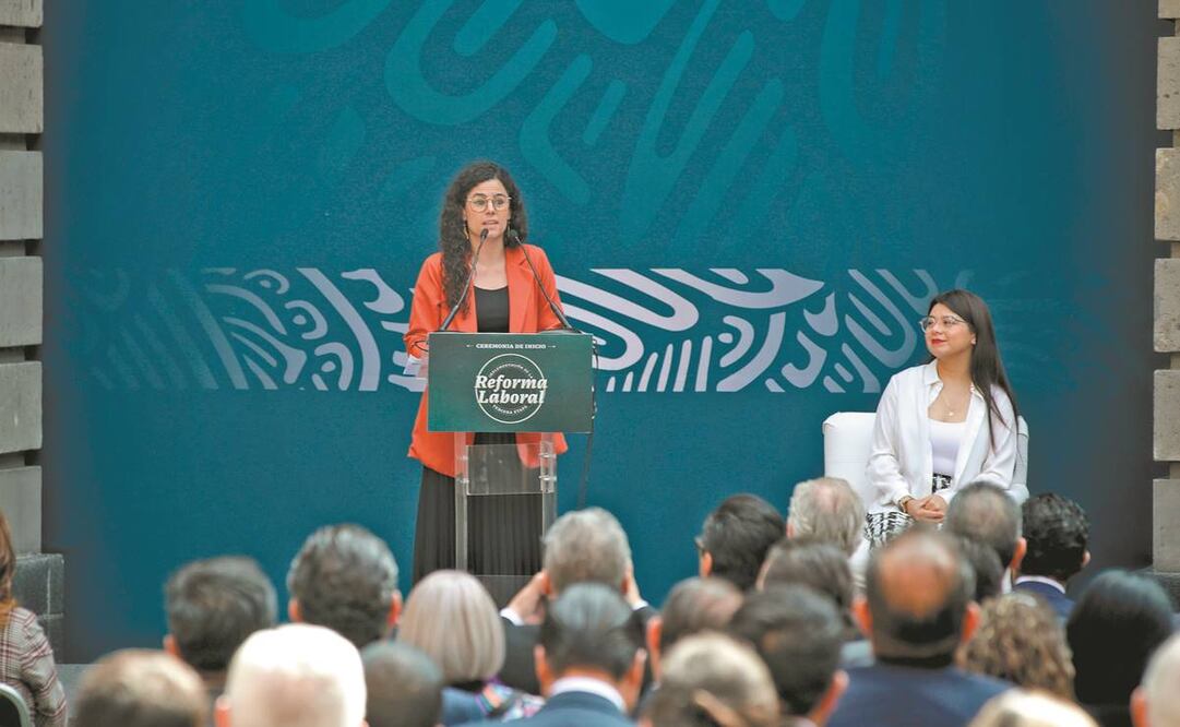 Luisa María Alcalde dijo que la reforma laboral llegó para quedarse, pues es la más importante en los últimos 100 años. Foto: Fernanda / EL UNIVERSAL