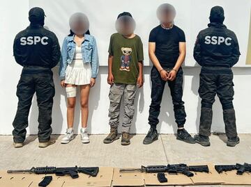 Detienen a 10 personas durante operativo en Sinaloa; aseguran armas de fuego y varios vehículos