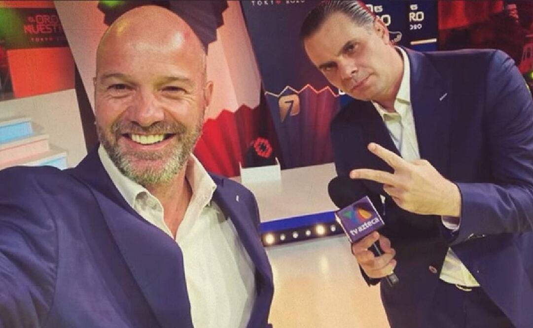 Christian Martinoli y Luis García van a doblar anime Foto: Especial