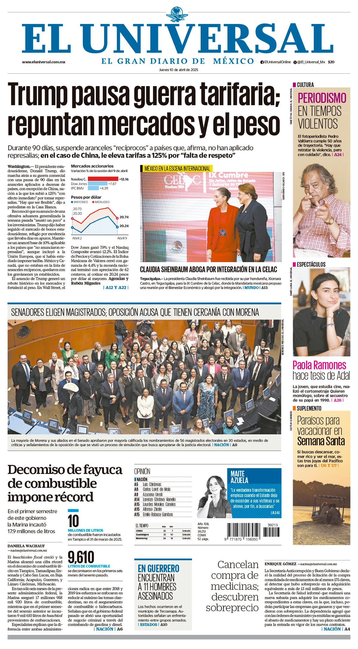 Portada impresa
