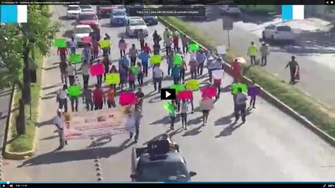 Tortilleros de Tabasco protestan contra programa del PRD