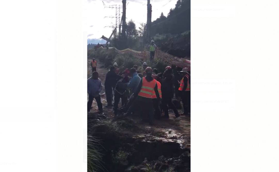 El representante legal de los comuneros informó que pusieron una denuncia ante la Fiscalía del Estado de México por delito de lesiones contra de quien resulte responsable por los hechos. Foto: Captura de video