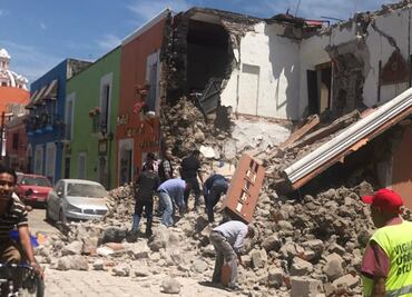 Hay más de 3 mil viviendas y edificios afectados en Puebla