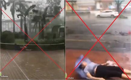 Los videos falsos y reales del huracán "Dorian" durante su paso por Bahamas