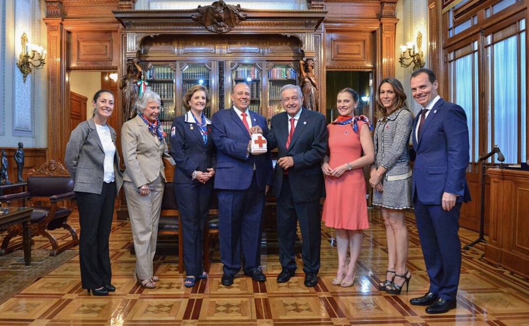 Colecta Nacional de la Cruz Roja Mexicana. Foto: Gobierno de México
