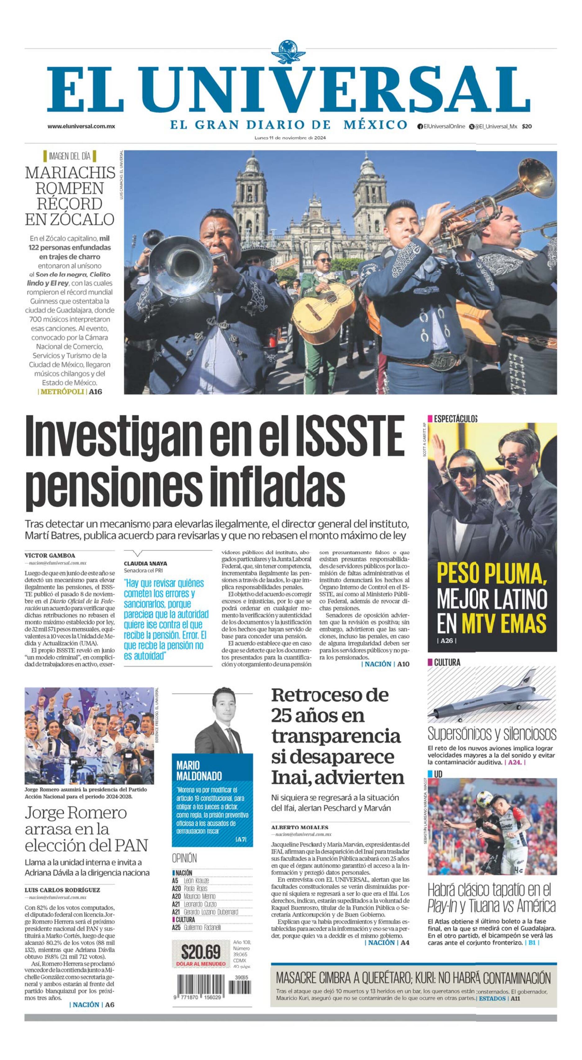 Portada impresa