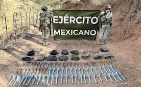 Ejército asegura explosivos y semillas de droga en Badiraguato; destruyen artefactos en la sierra de Sinaloa
