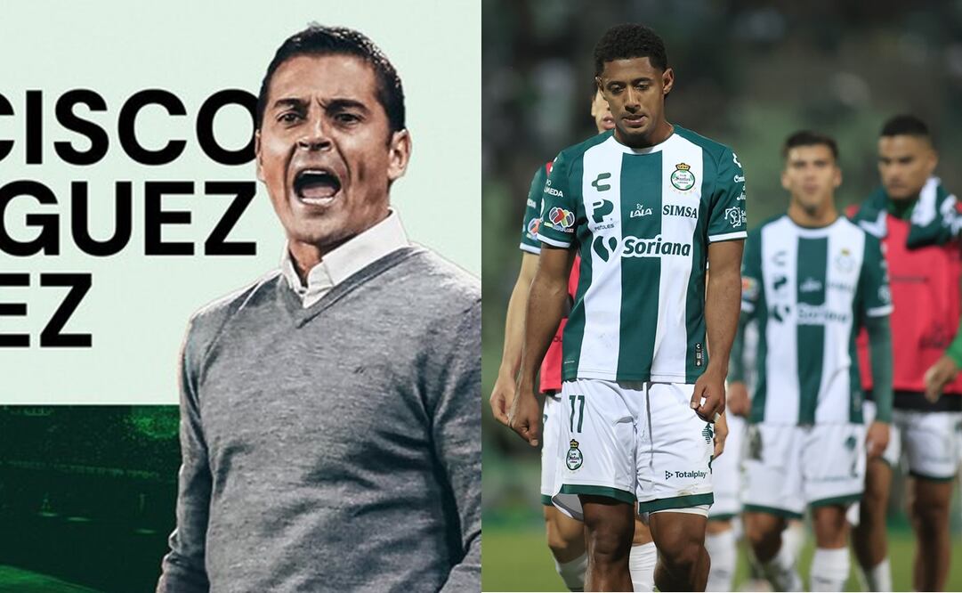 Santos Laguna anuncia a Francisco Rodríguez Vílchez como su nuevo DT - Fotos: @ClubSantos en X y Imago7
