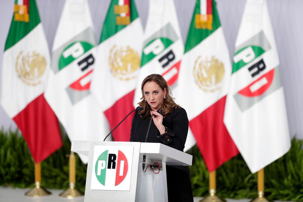 La presidenta del PRI, Claudia Ruiz Massieu. Foto: Archivo