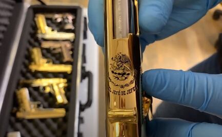 Así son las lujosas, extravagantes y curiosas armas que compran los narcos mexicanos a fábricas de EU, muestra la Cancillería