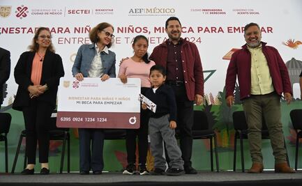 Gobierno capitalino entrega más de 17 mil tarjetas “Mi beca, para empezar” en alcaldía Venustiano Carranza 