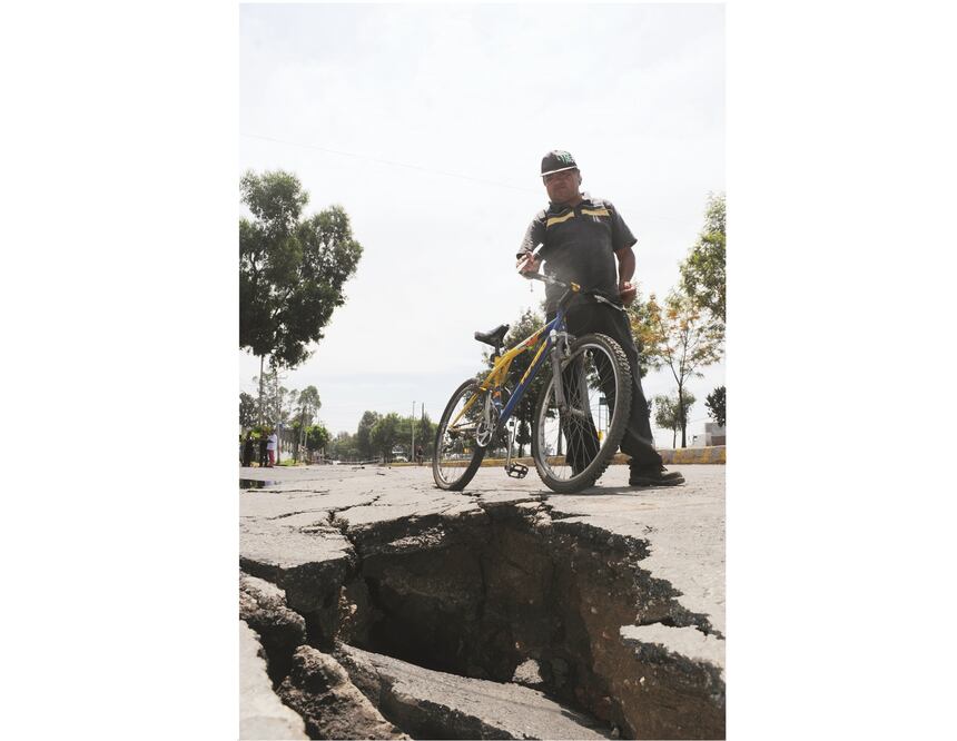 Problema. Experto asegura que las grietas son formaciones naturales con una antigüedad de más de 30 años. Foto: ARCHIVO EL UNIVERSAL