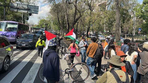 Vecinos, estudiantes y comerciantes protestan contra la gentrificación en CDMX; exigen monitoreo del impacto del Mundial de futbol