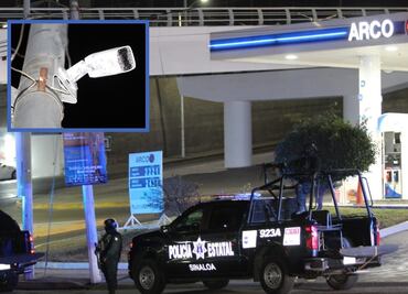 Sujetos desde auto de lujo disparan y destruyen cámara de videovigilancia en Culiacán