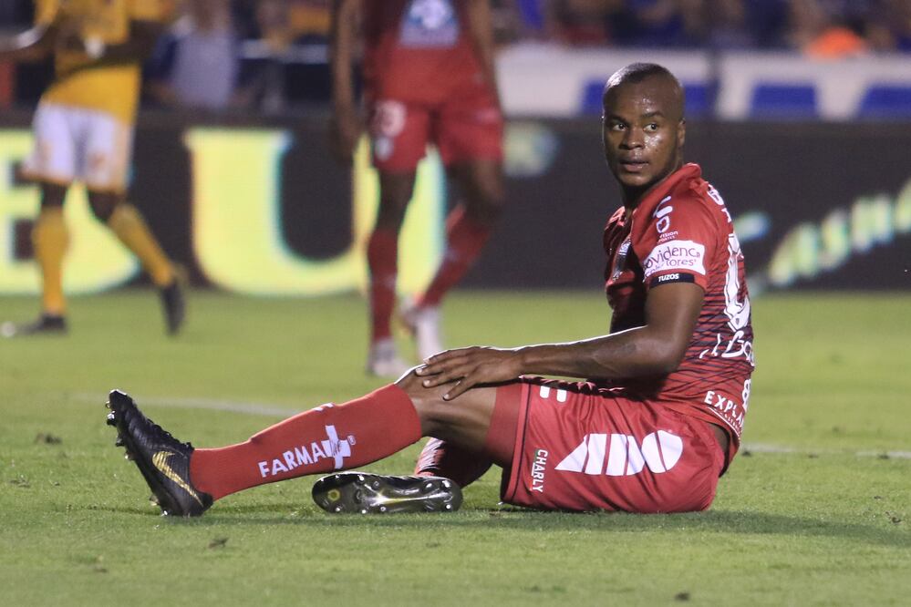 Jaine Barreiro durante el juego entre Tigres y los Tuzos del Pachuca FOTO/IMAGO7