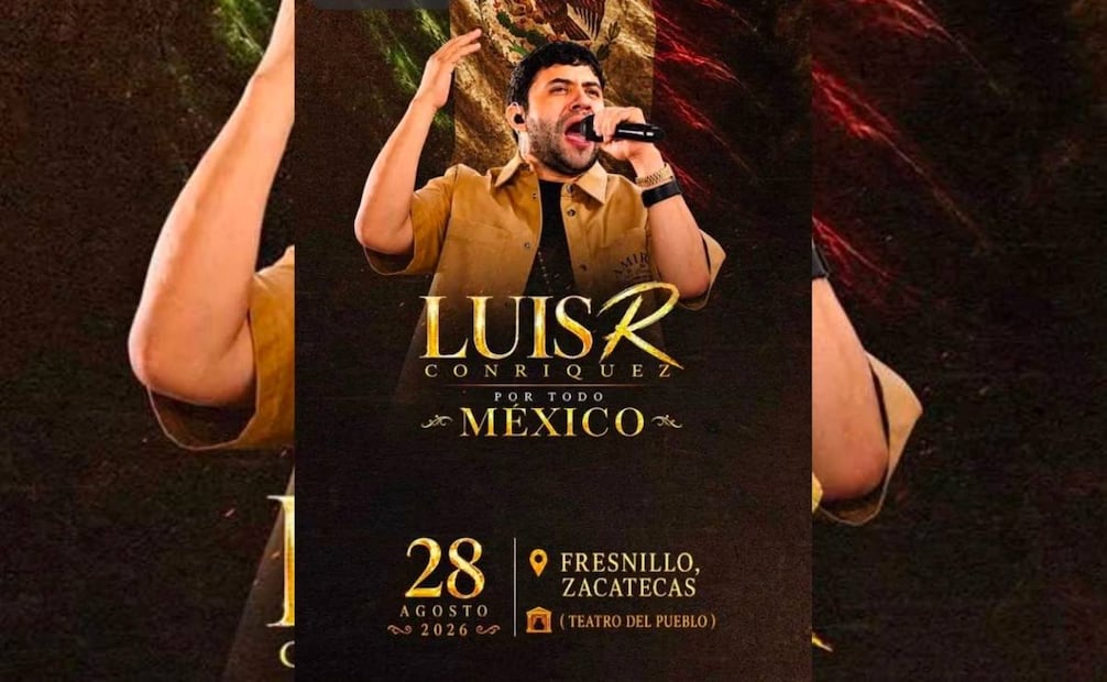 Luis R. Conríquez publicó este flayer el 18 de agosto. | Foto: Especial.