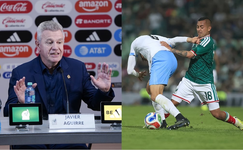Javier Aguirre en conferencia de prensa, tras el partido amistoso entre México y Uruguay - Fotos: Imago7