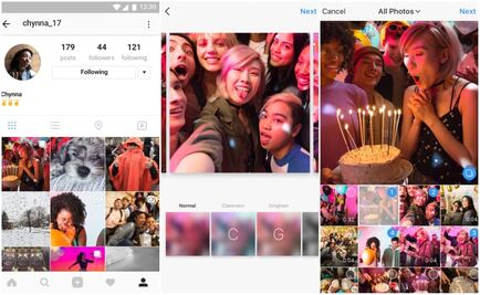 Comparte hasta diez fotos en Instagram en una sola publicación