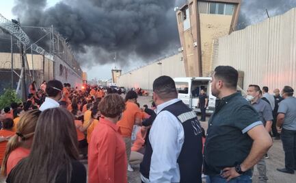 Reportan 14 intoxicados tras incendio en Cereso de Hermosillo 