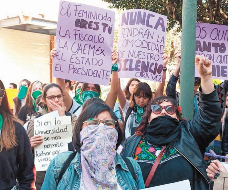 Representantes del movimiento feminista dijeron que a través de Facebook fijarán su postura sobre la reunión con las autoridades universitarias. ALMA RÍOS. EL UNIVERSAL