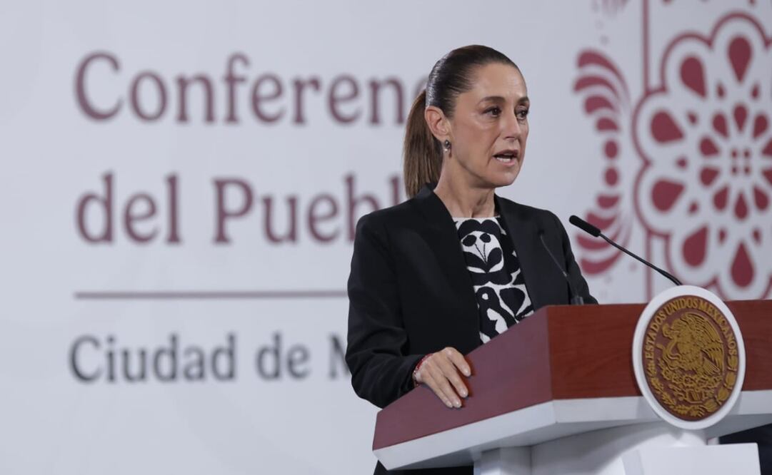 Ciudad de México 02 octubre 2025 Conferencia del pueblo encabezada por la presidenta Claudia Sheinbaum Pardo en el salón de tesorería de Palacio Nacional. Foto: Fernanda Rojas / EL UNIVERSAL