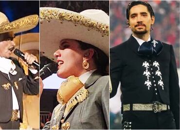 Integrantes de la dinastía Fernández que han entonado el Himno Nacional con errores