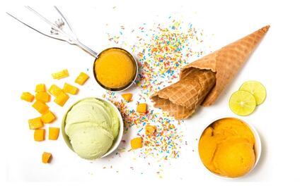 Prepara helados con los peques