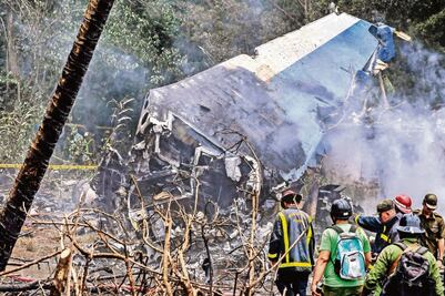 Aerolínea de avión caído, con domicilio en paraíso fiscal