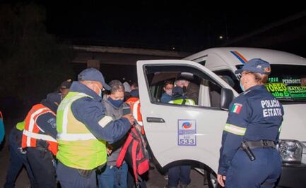 Realizan operativo en corredor de Tlalnepantla, de los más peligrosos por asaltos al transporte Público