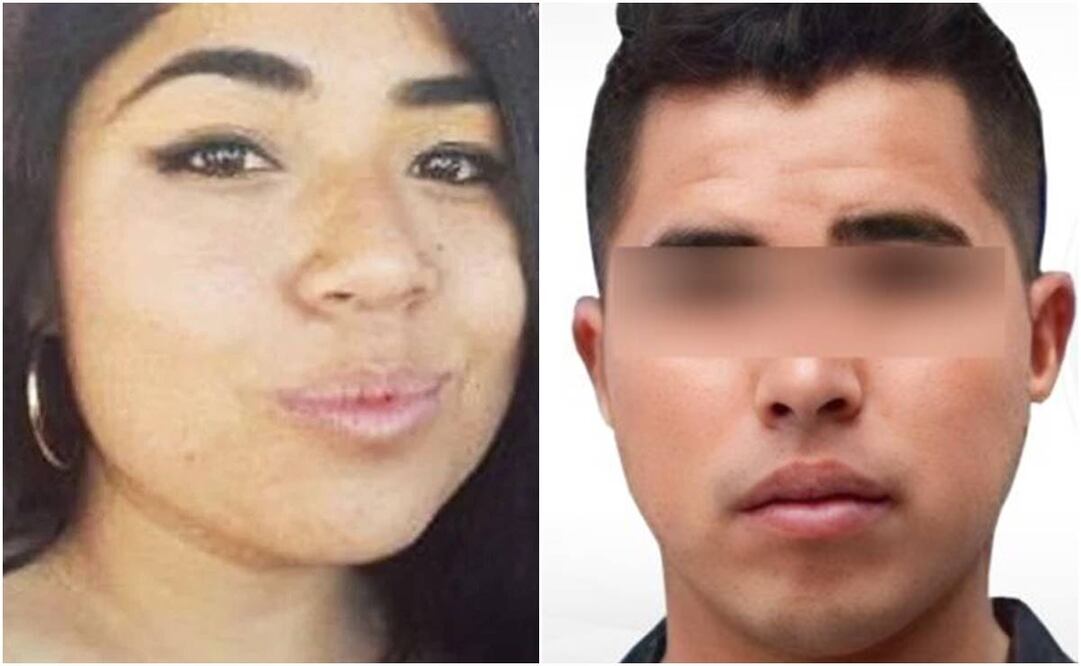 Izquierda Mayra Piñarrieta, derecha su feminicida Hugo Erubiel. Foto: Especial