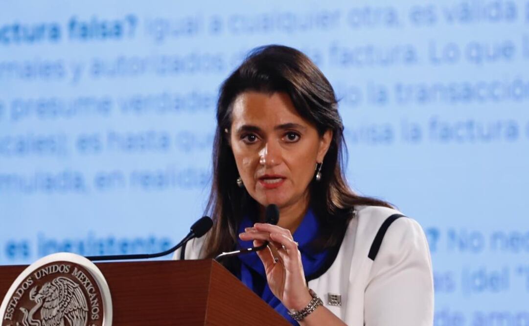 Margarita Ríos Fajart, titular del SAT. Foto: Berenice Fregoso/EL UNIVERSAL