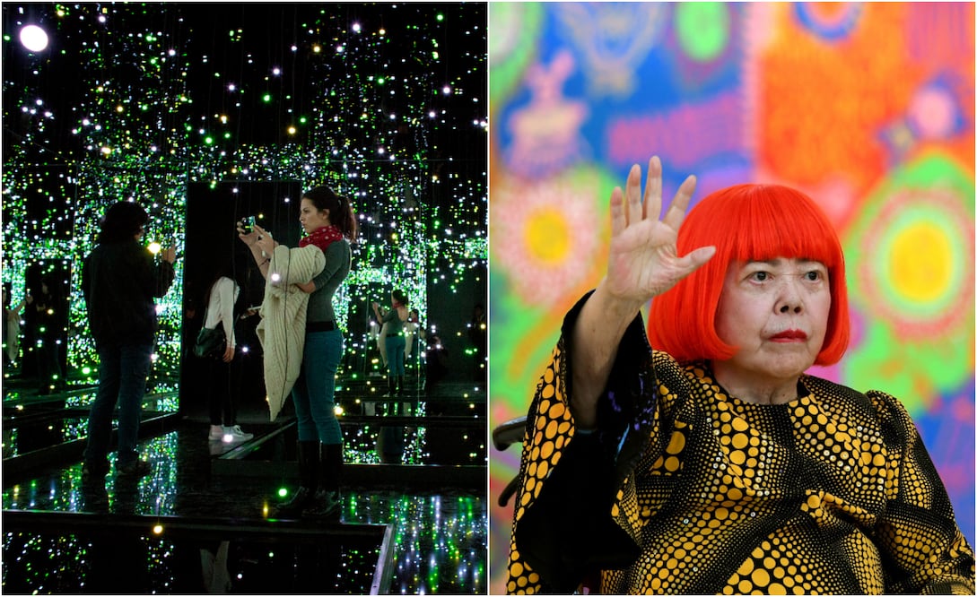 Yayoi Kusama, artista japonesa (1929 - 2026).
Fotos: AP / Rebecca Blackell, archivo & AFP