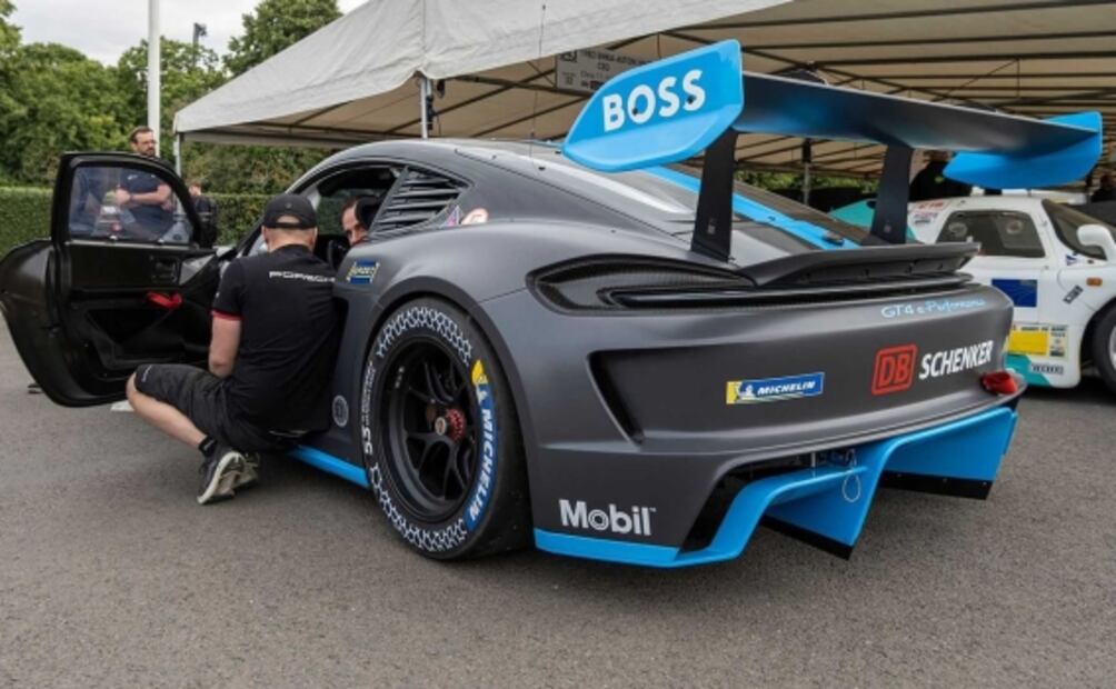 ¿Cómo es el Porsche 718 Cayman que se vió en Goodwood?