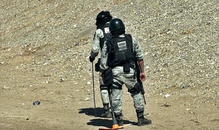FOTOS: Guardia Nacional busca túneles en frontera de Ciudad Juárez