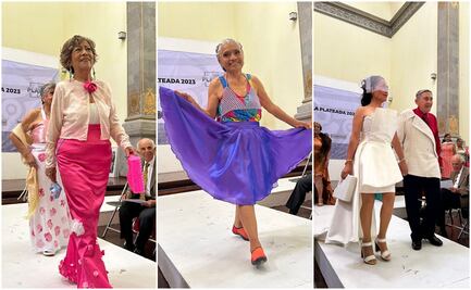 “La edad no está peleada con la moda”; adultos mayores desfilan en segunda Pasarela Plateada 