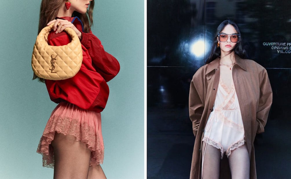 Feminidad sin etiquetas. Fotos: Saint Laurent