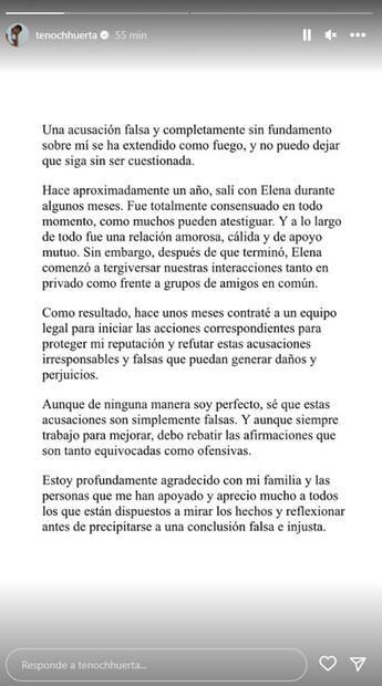 María Elena Ríos denominó a al actor mexicano como un "depredador sexual" y Tenoch ya rompió el silencio.
Fotos: Instagram
