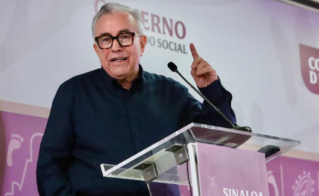 El gobernador del estado, Rubén Rocha Moya, señaló que en este hecho, escenificado la noche del pasado jueves 13 de junio, no se descarta ninguna hipótesis por parte de la Fiscalía General del Estado. Foto: Javier Cabrera Martínez/ EL UNIVERSAL