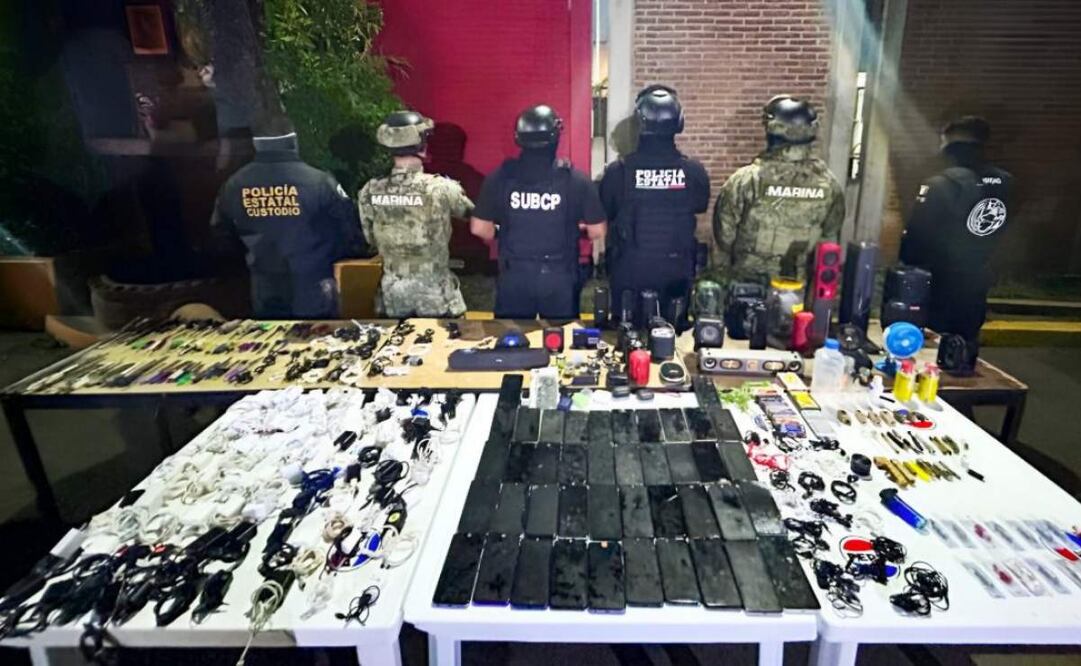 Confiscan artículos prohibidos del penal de San Miguel en Puebla. Foto: Archivo EL UNIVERSAL