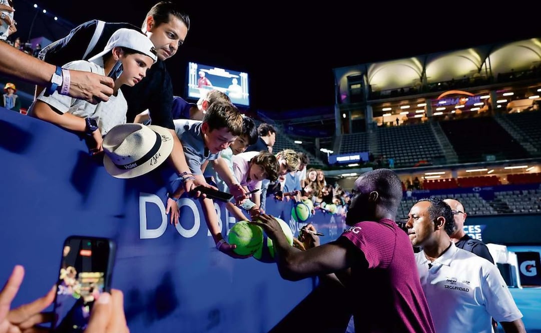 Tenistas y fans se sienten cómodos en Guerrero. Foto: Abierto Mexicano de Tenis